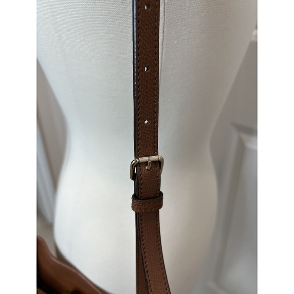 Coach Margot Carryall Brown Crossgrain Leather Shoulder Bag - Great Condition - Picture 9 of 16